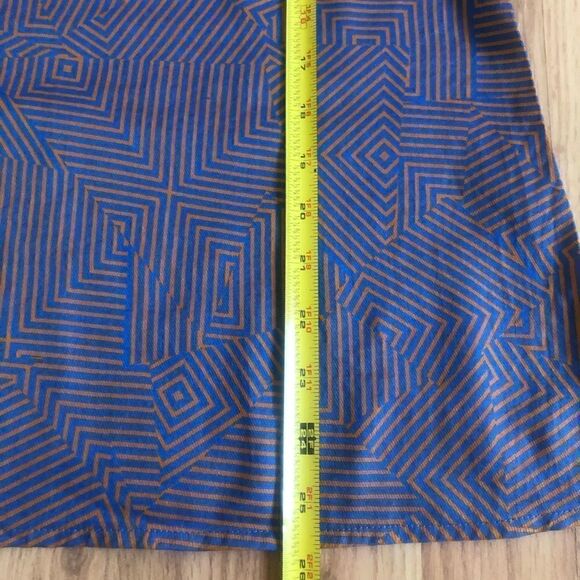 VOLCOM Blue/Mustard Yellow Tank Top Shirt - Picture 4 of 8